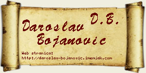 Daroslav Bojanović vizit kartica